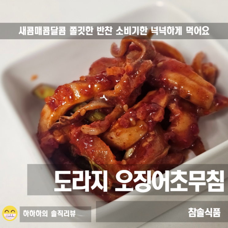  입맛없을 때 밑반찬추천 도라지와 오징어초무침