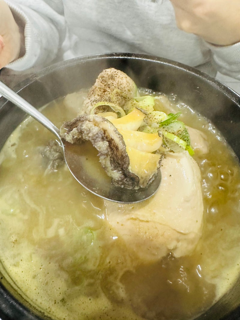 부산 서구 맛집_물마삼계탕에서 전복삼계탕 한그릇