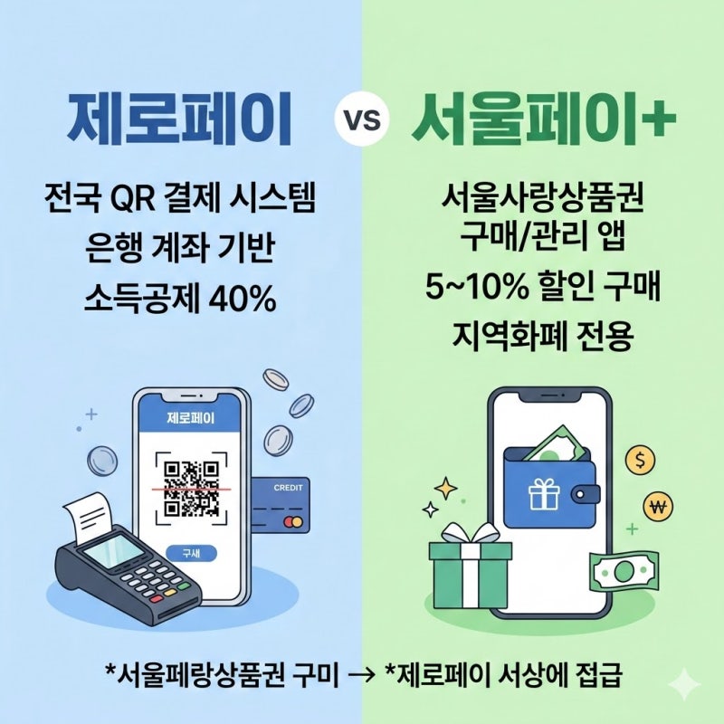 제로페이 서울페이 차이 처음 쓰는 사람을 위한 서울사랑상품권 사용법 정리