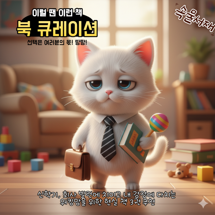  [북 큐레이션]신학기, 회사 빌런에 치이고 내 감정에 다치는 워킹맘을 위한 현실 책 3권 추천
