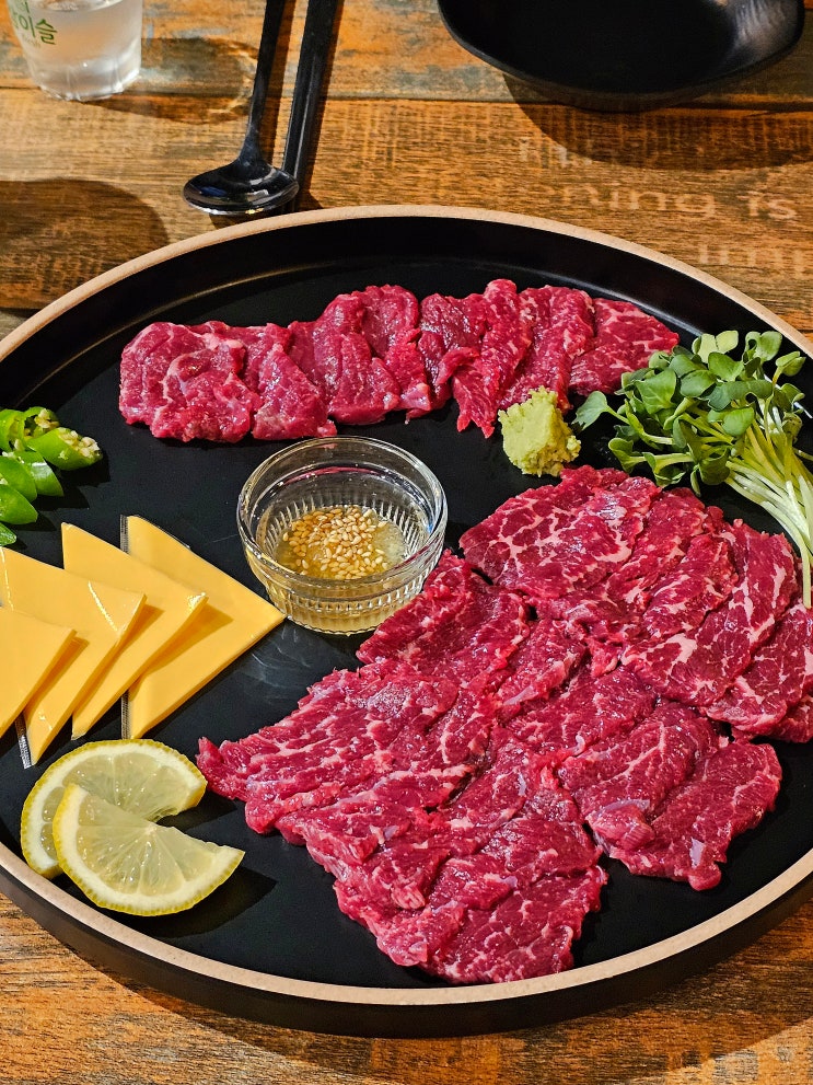  제주 성산 맛집 요리주점 '곳간' 한우++1 육사시미 주문필수 내돈내산 술집 추천(찐 도민 맛집)
