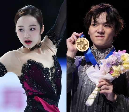  키 158cm, 그런데 日 최고 미녀 스케이터와 '동거 중'…남자 피겨 스타, 여친과 아이스댄스 연습 공개→'올림픽 金메달 꿈' 조준하나