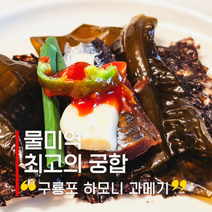  구룡포 하모니 과메기 야채세트, 물미역 조합이 최고인 곳 솔직 후기