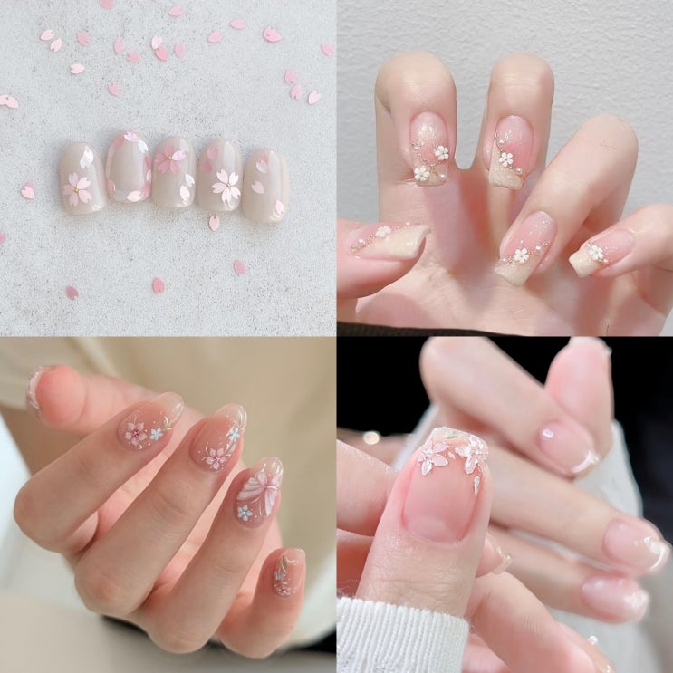  3월 벚꽃 개화 맞춤 네일이 뭔데? 봄네일 아트 추천 모음zip