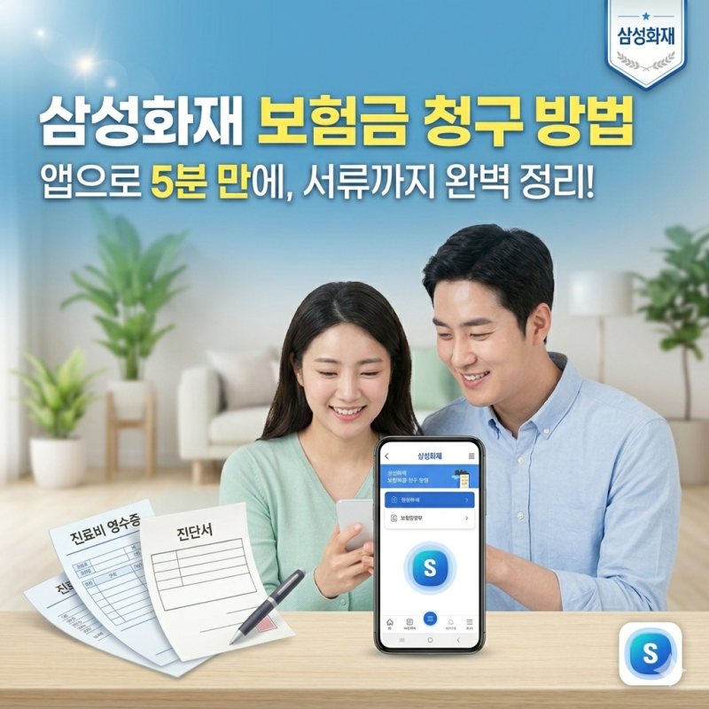 삼성화재 보험금 청구 방법 및 청구서 양식 (팩스번호)
