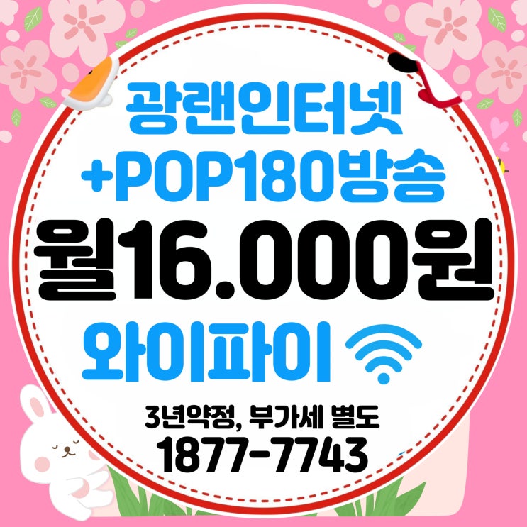  티브로드 노원방송 노원유선방송 인터넷 광랜 상품 종류와 요금제 안내(노원케이블)