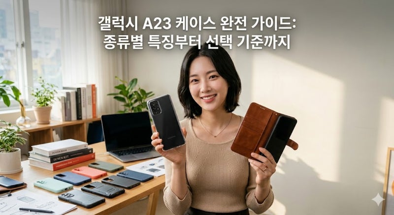 갤럭시 A23 케이스 완전 가이드: 종류별 특징부터 선택 기준까지