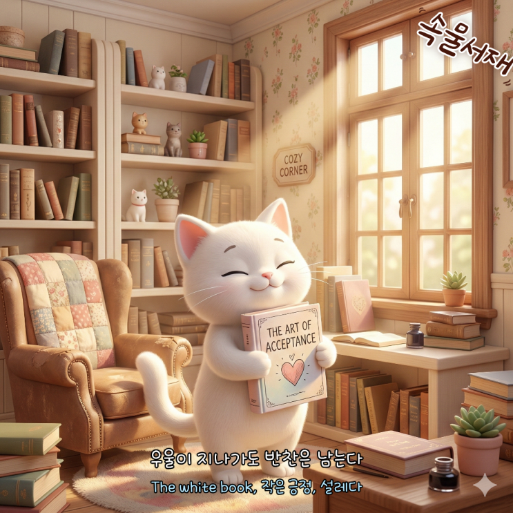  The white book, 작은 긍정: 우울 속에서도 빛나는 나를 사랑하는 태도(설레다)