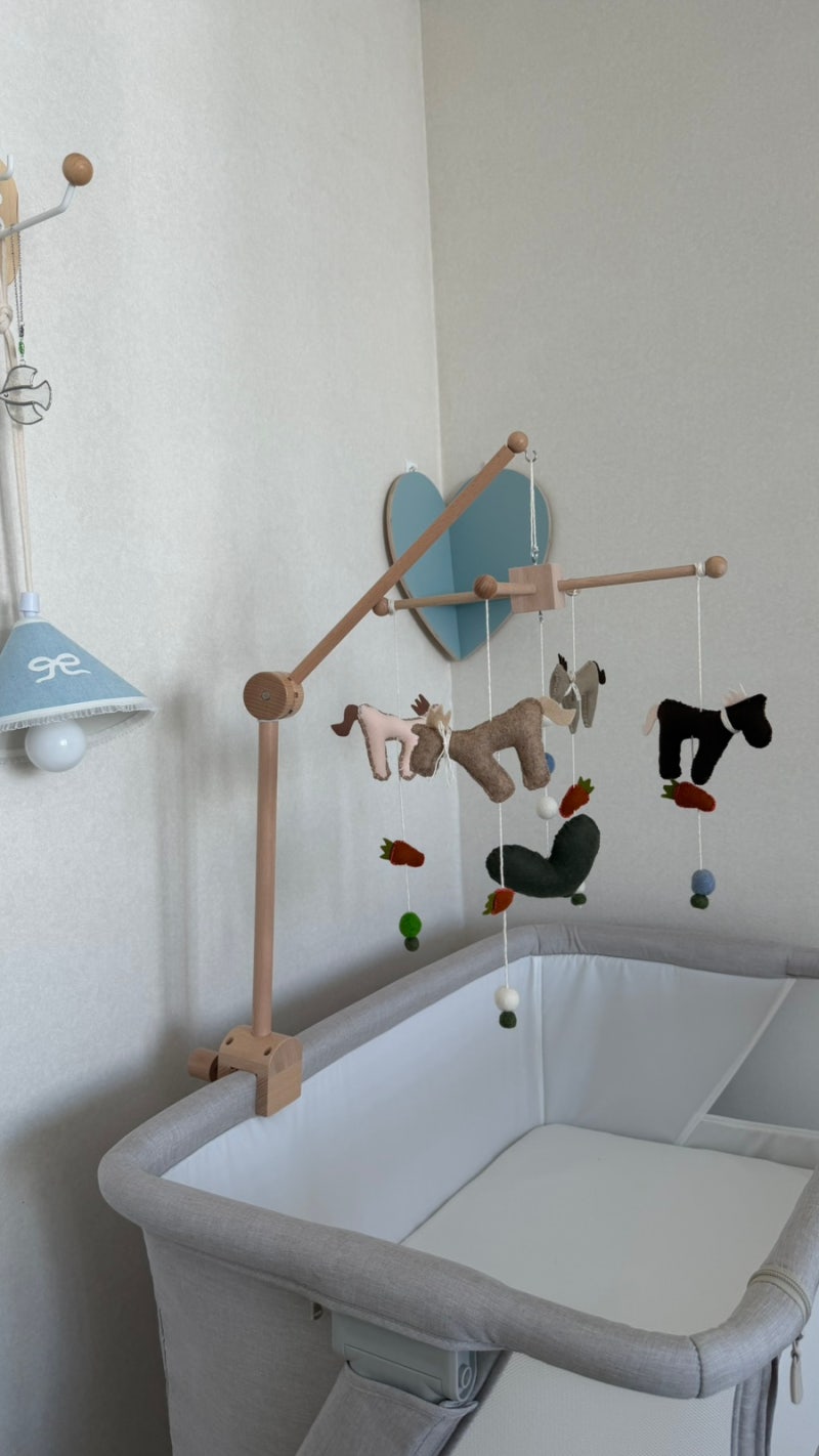 아기모빌만들기 diy 말띠모빌