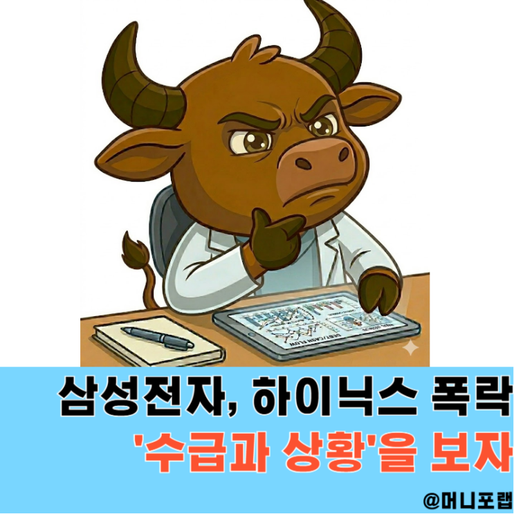  삼성전자 SK하이닉스 주가 폭락, 이대로 끝? "수급과 상황"을 보자