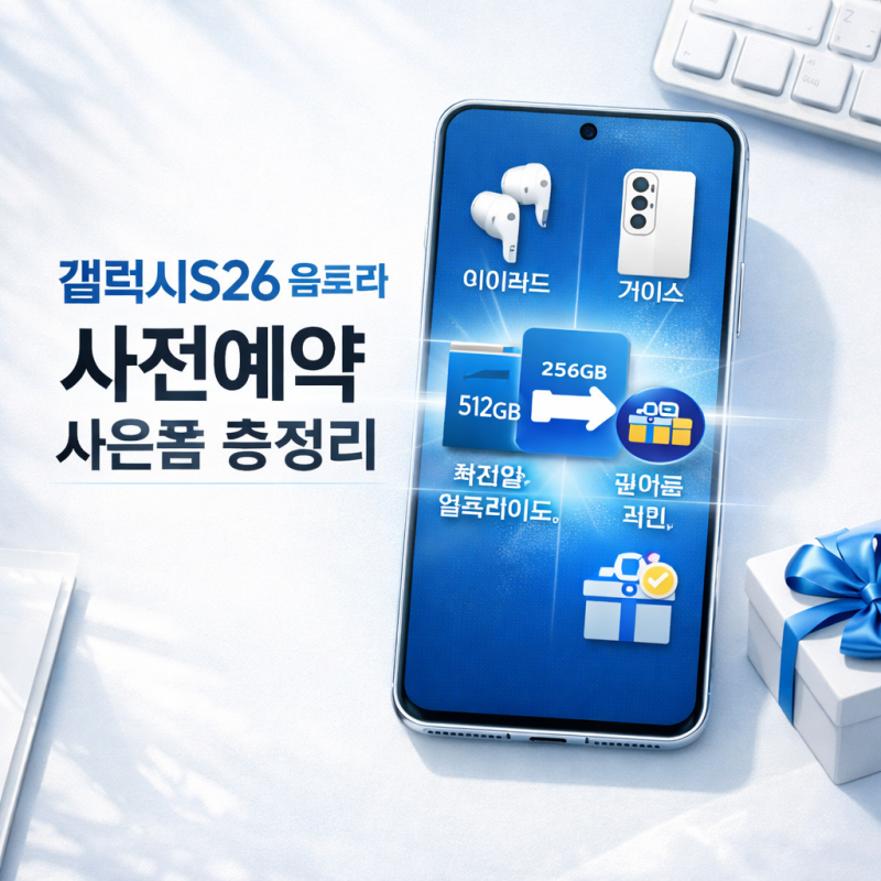 사전예약 전 꼭 확인! 갤럭시 S26 울트라 사은품·혜택·스펙 총정리 가이드