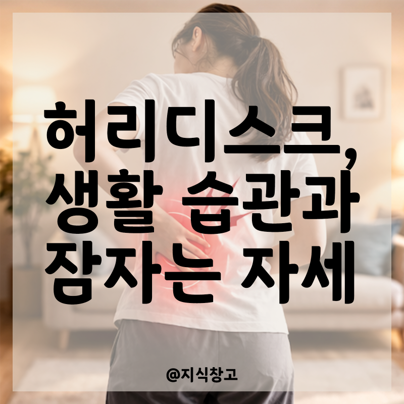허리 가운데 통증 찌릿 왼쪽 뒤 유독 심하다면 잠자는 자세 점검 필요