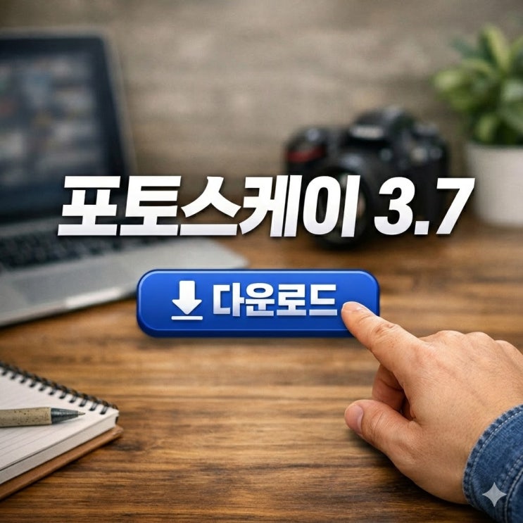  포토스케이프 3.7 무료 다운로드 방법 구버전 설치 바로가기
