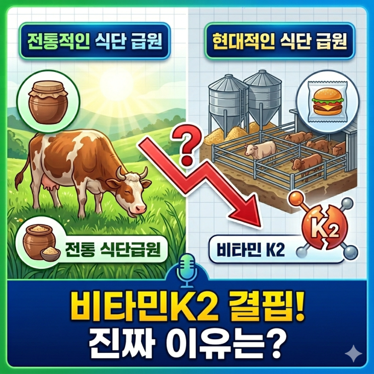  칼슘 영양제 먹어도 골다공증? 잡학자들이 주목한 비타민K2 총정리
