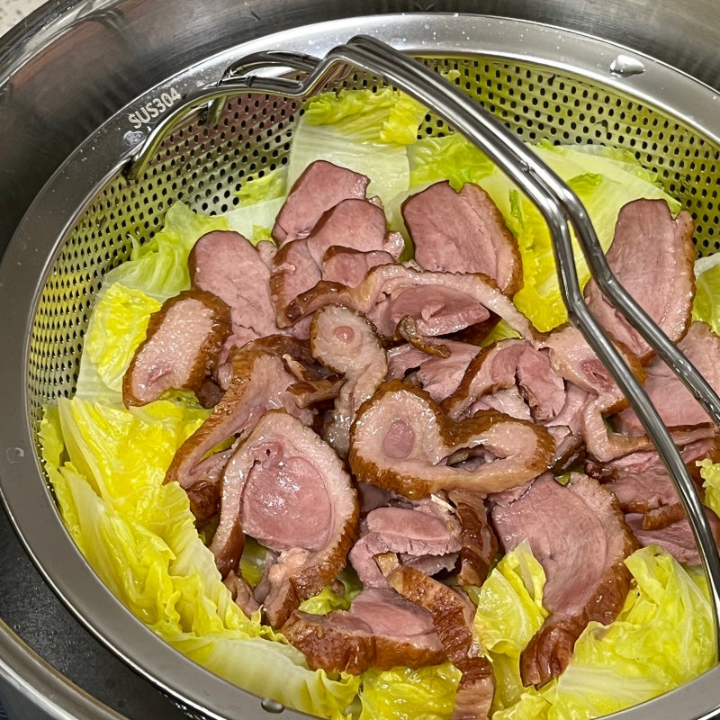 삼발이 찜기 스테인레스채반으로 찜요리를 다양하게