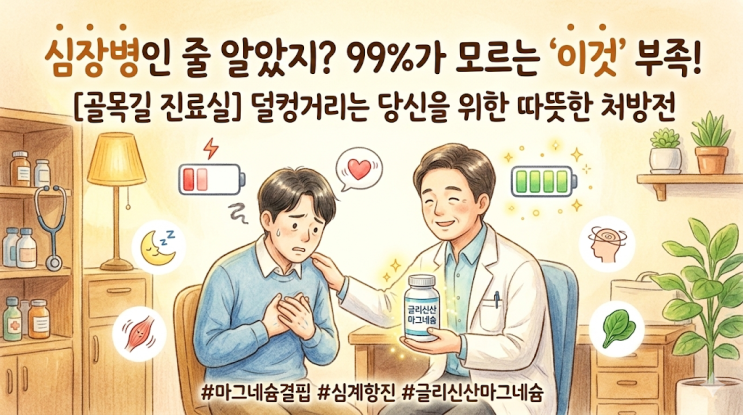  이유 없이 심장이 덜컹거린다면 무조건 보세요. 99%는 '이것' 부족입니다. (의사작성)