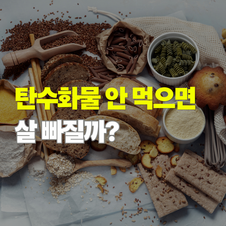  탄수화물 안 먹으면 살은 빠질까?몸이 먼저 보내는 신호