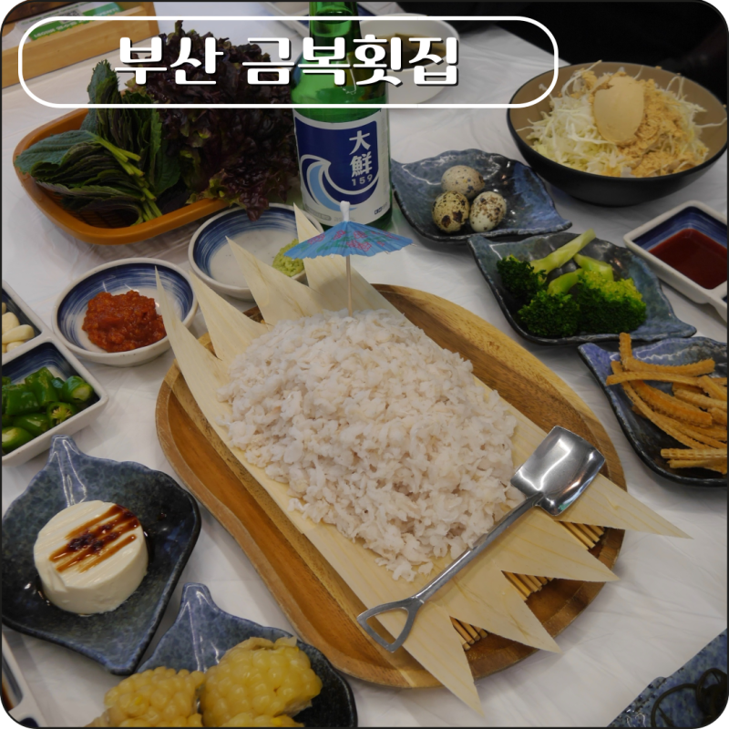 [부산기장횟집] 애견동반가능 붕장어 회 금복횟집