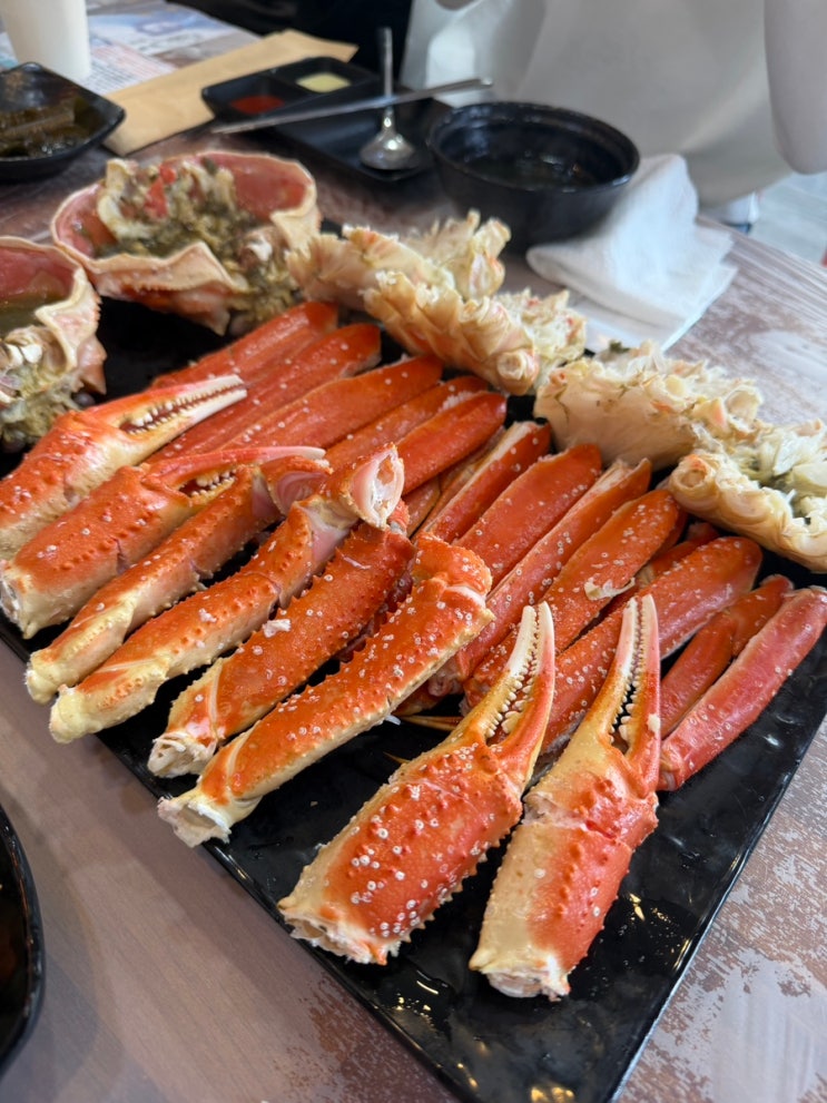  부산 광안리 애견동반 맛집 '기장대게할인마트' 후기 대게 킹크랩 가격, 주차 정보 (내돈내산)