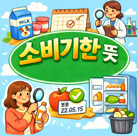  소비기한 뜻, 유통기한 차이와 식품 보관 기준까지 제대로 이해하기