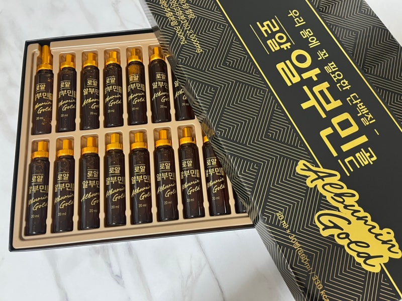 [제품/리뷰] 부모님 선물 건강관리용 단백질 영양제 추천, 휴럼 로얄알부민 골드