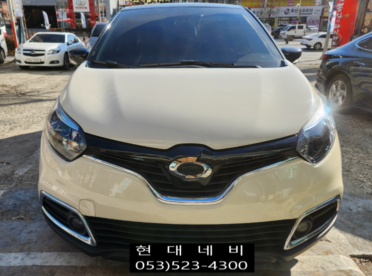  QM3 순정네비게이션 후방카메라 녹색화면불량 수리