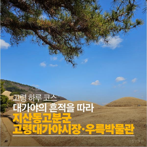  대구 근교 당일치기 고령 여행 코스｜지산동고분군·대가야시장·우륵박물관