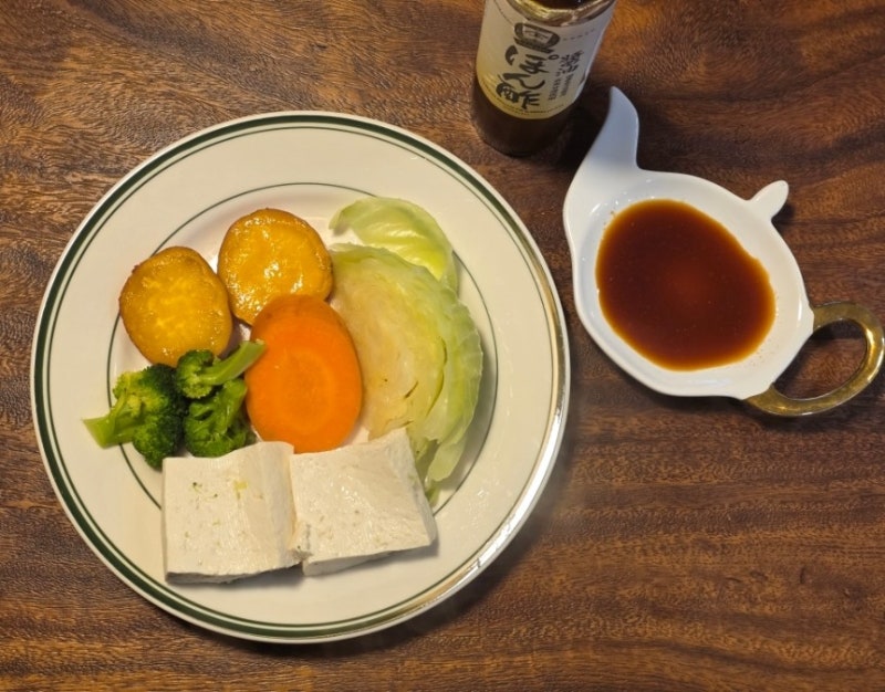 두부채소찜 야채찜에 어울리는 일본간장 폰즈소스