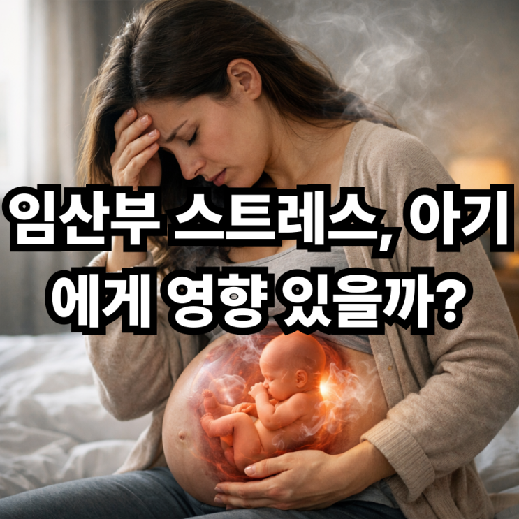  임산부 스트레스가 태아에게 미치는 영향  과연 어디까지 영향을 줄까?