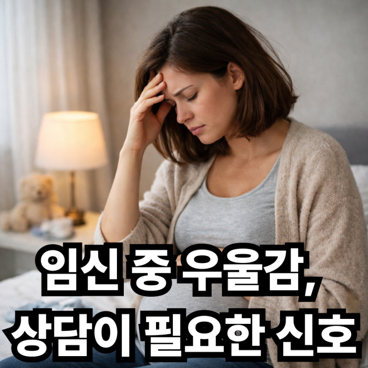  임신 중 우울감  임산부 상담이 필요한 신호 총정리