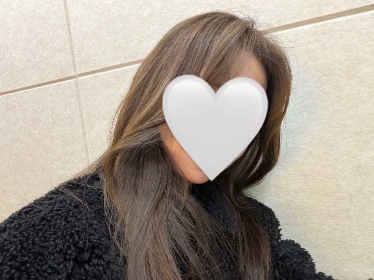  평택역미용실 아이홉헤어 애쉬브라운 염색