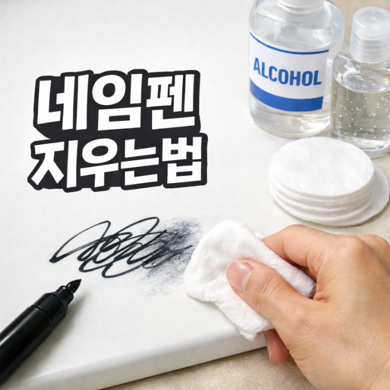 네임펜 지우는법, 실패 없는 해결법!!