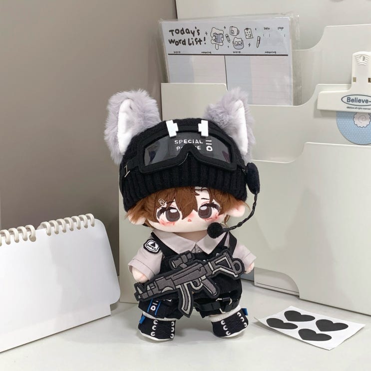  20cm 꼬마 늑대 유닛 세트 인형옷 아이돌인형옷