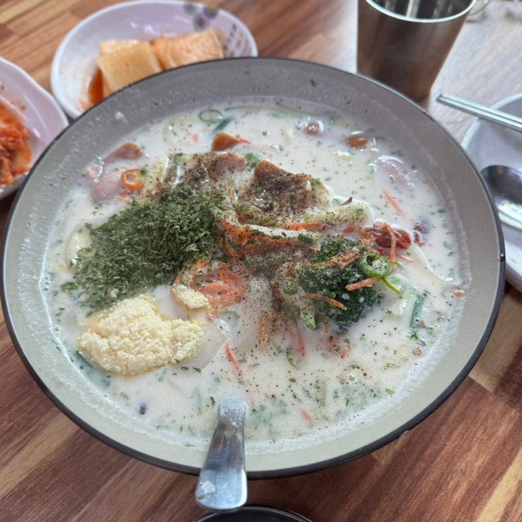  서산 찐찐 맛집 <운산손칼국수> 내돈내산 후기/크림칼국수와 감자전은 선택이 아니라 필수