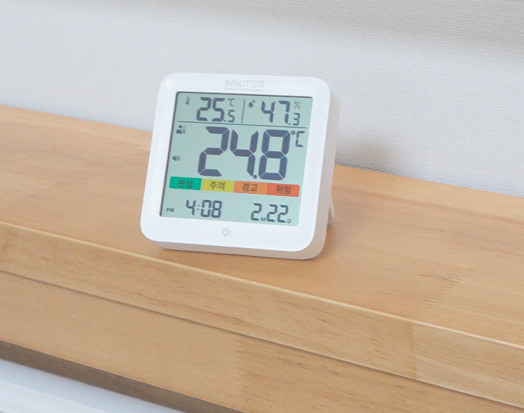  일상을 더욱 쾌적하게! 이노템 IF-75T 체감온도 온습도계로 똑똑한 실내 환경 관리하기