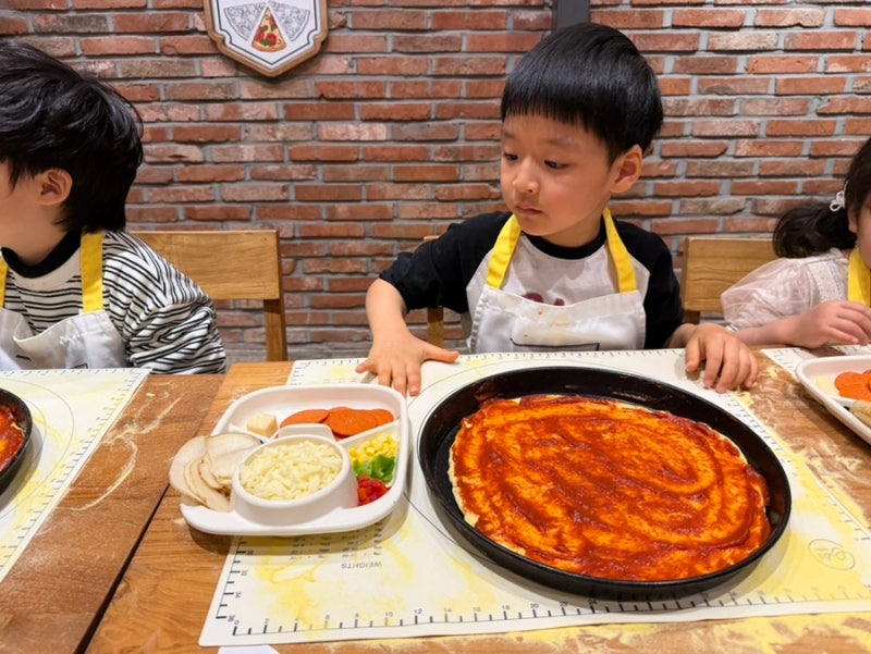 부산 기장 아이랑가볼만한곳 키즈쿠킹클래스 피자만들기 체험카페 시랑