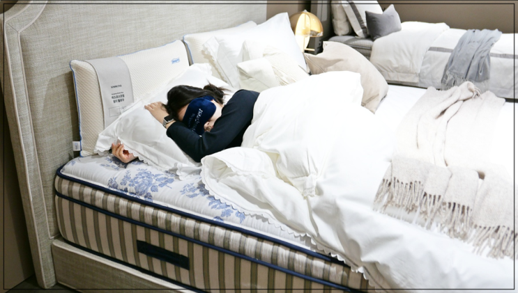 시몬스침대 슬립라운지, 호텔매트리스 맘편히 숙면체험