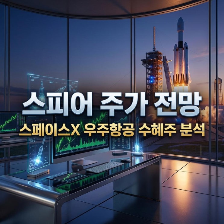  스피어 주가 전망 상한가 폭등 이유 및 스페이스X 우주항공 수혜주 분석