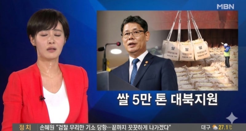 김주하 앵커 '급똥' 아닌 '급체' 포털 검색어 삭제 요청까지…