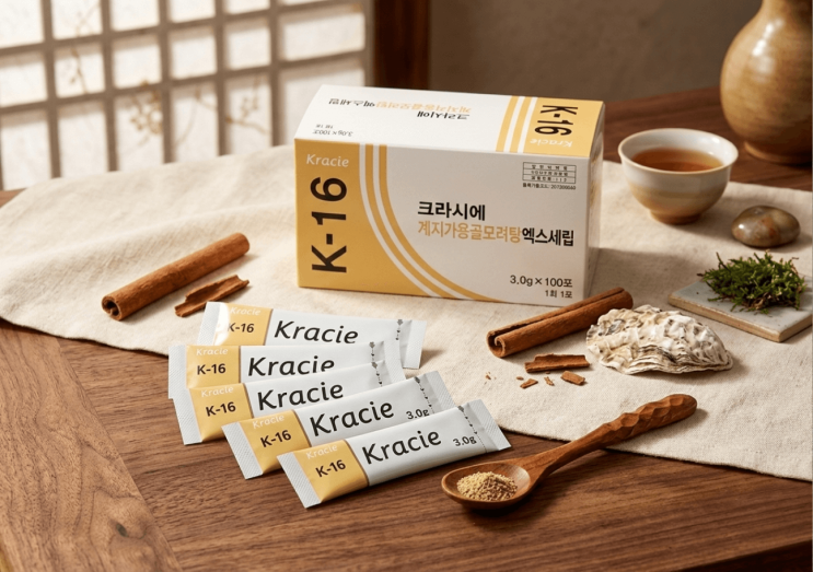  K-16 크라시에 계지가용골모려탕 가격 및 효능 정보가 필요해