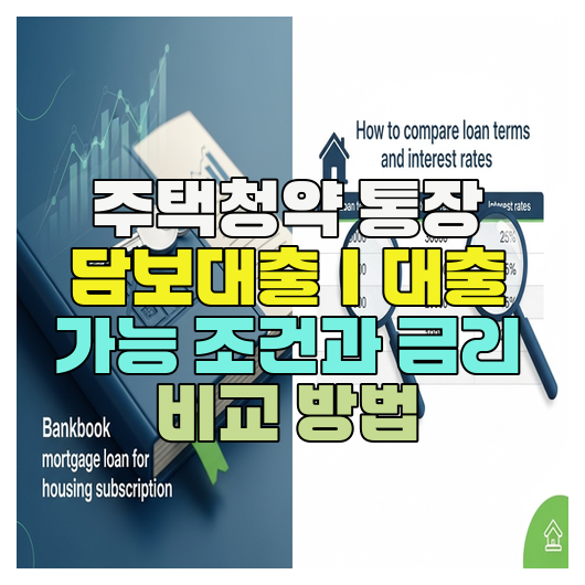  주택청약 통장 담보대출｜대출 가능 조건과 금리 비교 방법