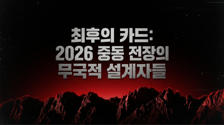  쿠르드족의 100년 배신사, 미국의 마지막 카드가 다시 꺼내졌다