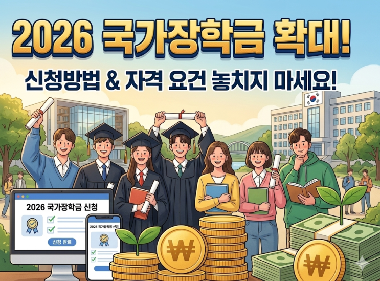  2026 국가장학금 A to Z 신청 일정 및 소득구간별 장학금액 상세 안내