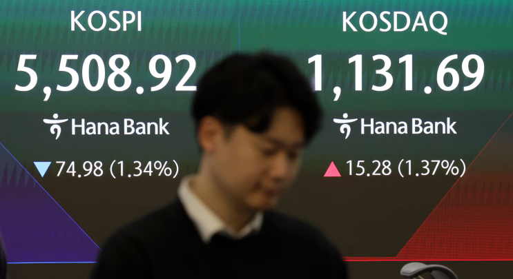 SK하이닉스 주가 하락에도 <b>코스닥 급등</b> 매수 <b>사이드카</b> 발동