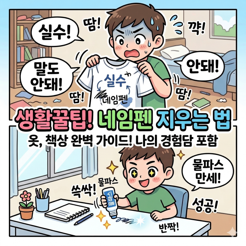 네임펜 지우는법, 초간단한 해결 방법!