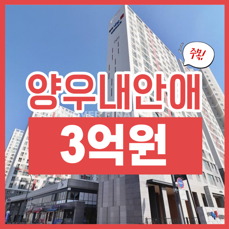  처인구아파트매매 양우내안애에듀퍼스트 경매 가격은?