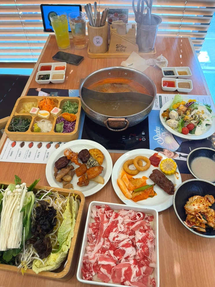  광주 첨단 무한리필 샤브샤브 샤브올데이 첨단점 내돈내산 아주 솔직한 후기