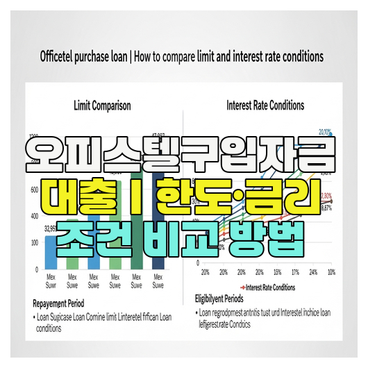  오피스텔구입자금 대출｜한도·금리 조건 비교 방법