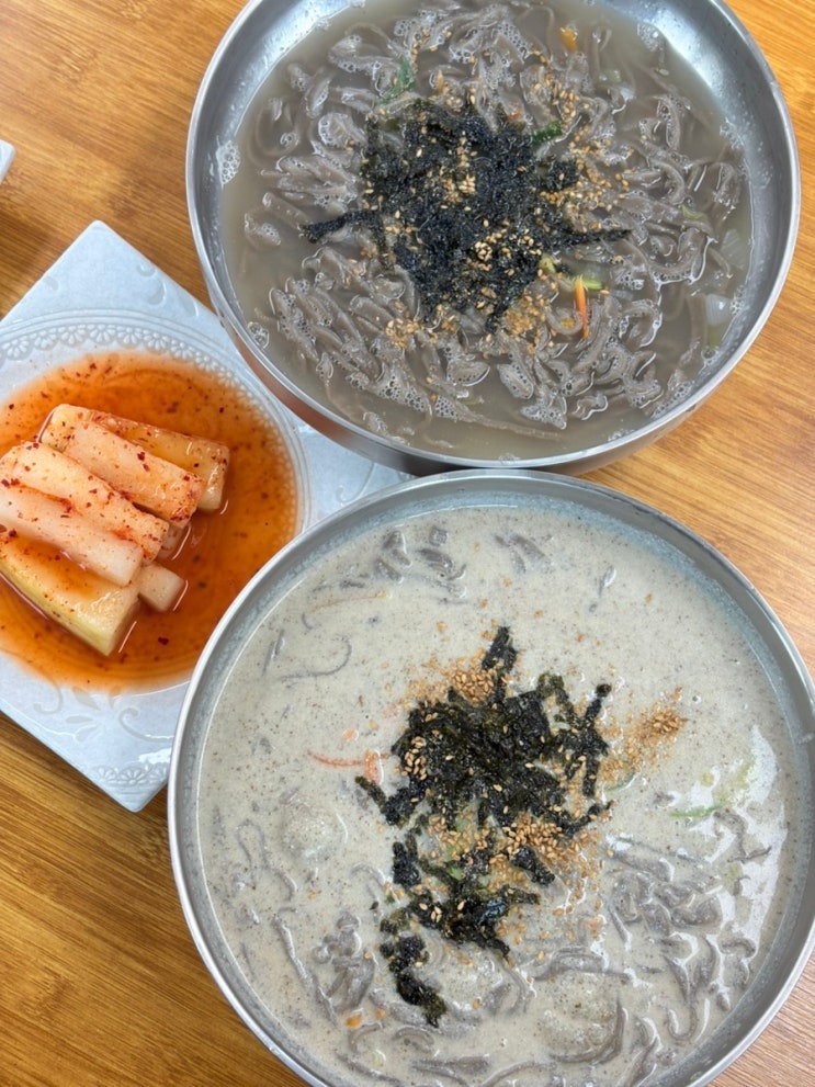  포항 칼국수 북구 맛집 추천 옹심이메밀칼국수