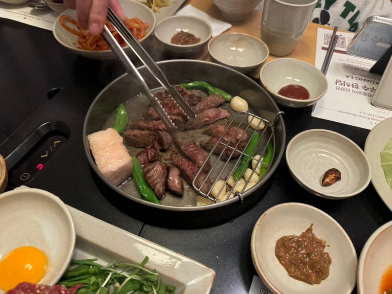 [부산/해운대] 해운대 더베이101 대도식당 다녀온 후기, 구워주는 소고기 신난다!